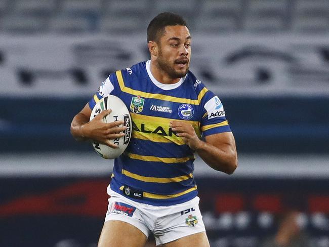 Jarryd Hayne during his time at the Parramatta Eels. Picture: AAP Image/Daniel Munoz