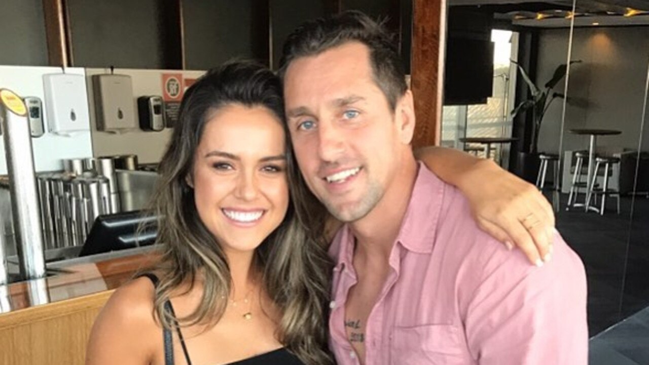 Kristin Scott and Mitchell Pearce spent Christmas Day apart with their families.