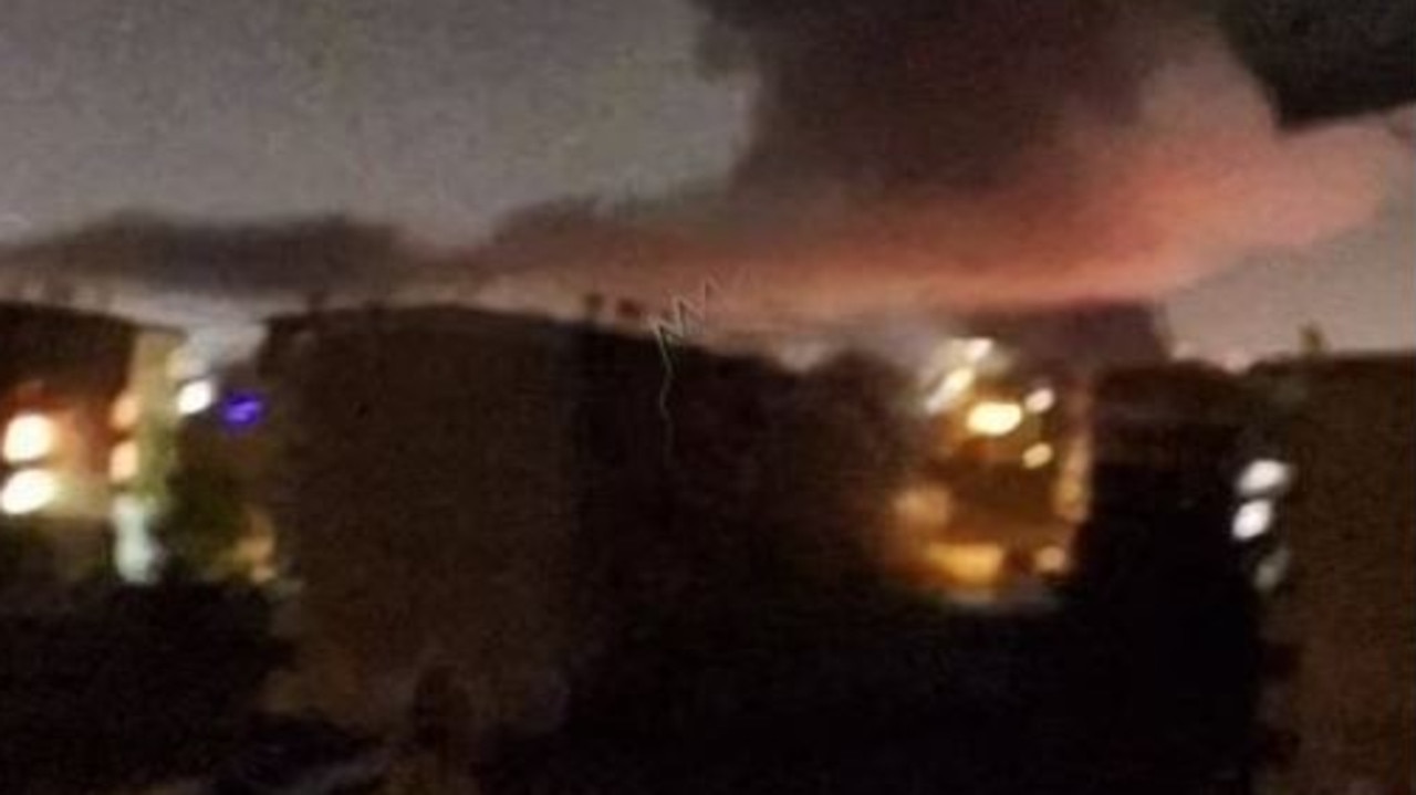 Explosions were reportedly heard over the city of Isfahan. Picture: X