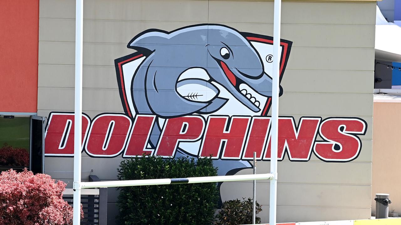 The Dolphins have been slapped with a $50,000 fine. Picture: Bradley Kanaris/Getty