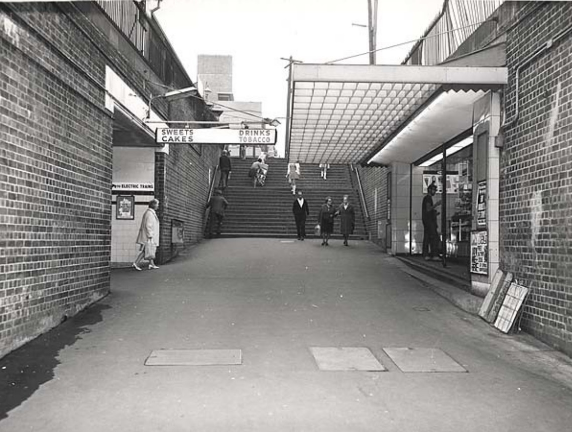Devonshire St entrance Central mid 1960s.jpg