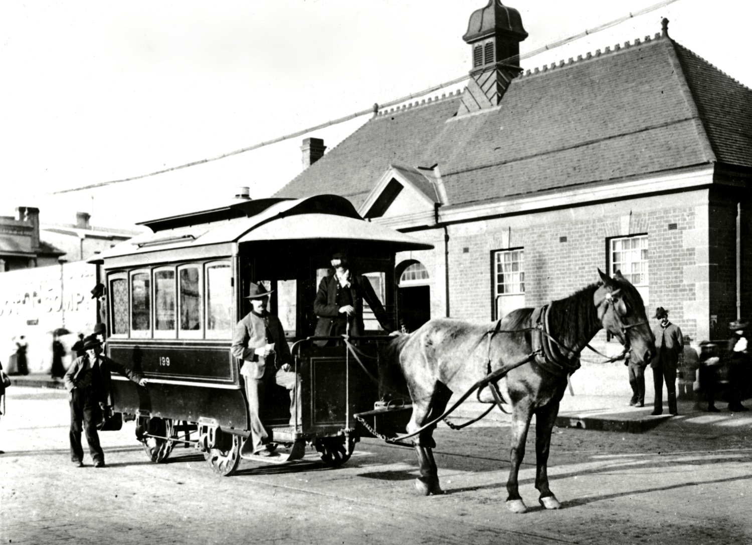 horsedrawn tram which ran between Newtown Station and St Peters..jpg