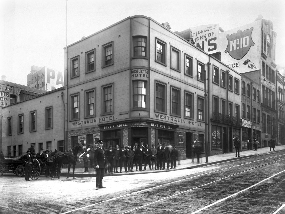 Westralia Hotel  King & Sussex Sts 10 June 1919.jpg
