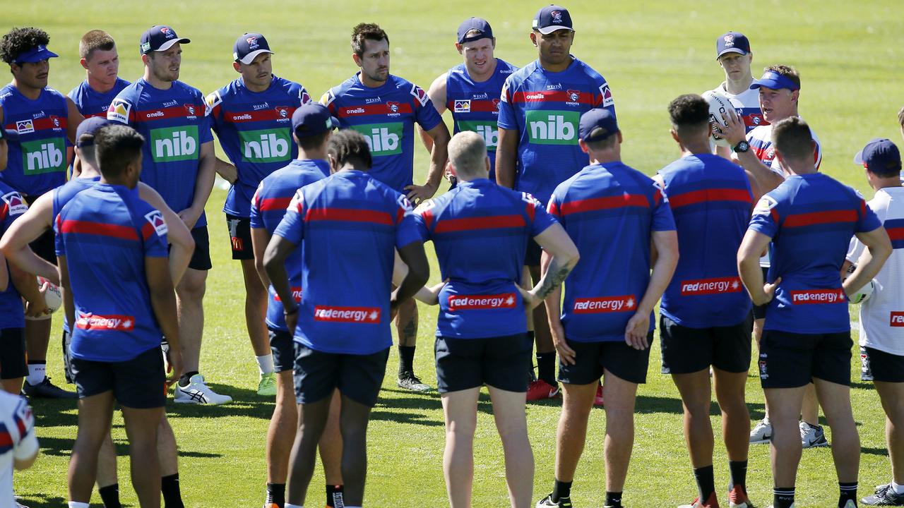 The Knights thought so little of the O’Brien incident, they didn’t bother reporting it. Picture: AAP Image/Darren Pateman