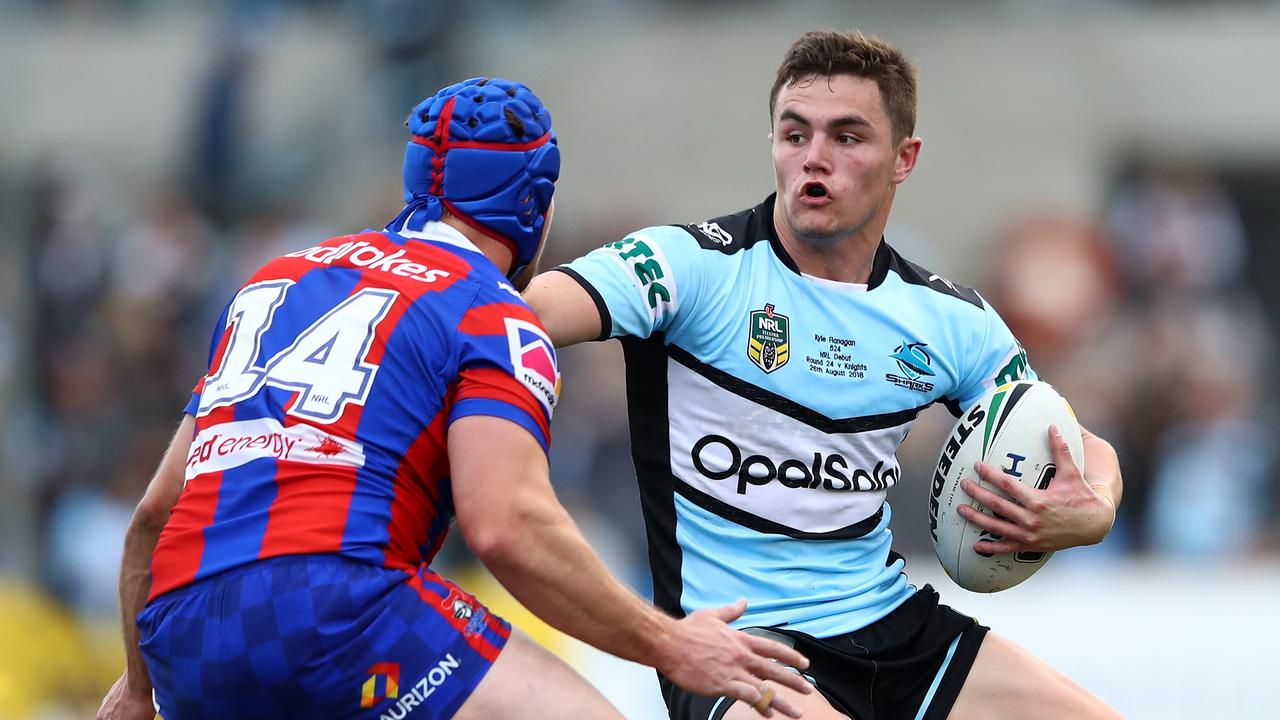 Kyle Flanagan in action for the Sharks