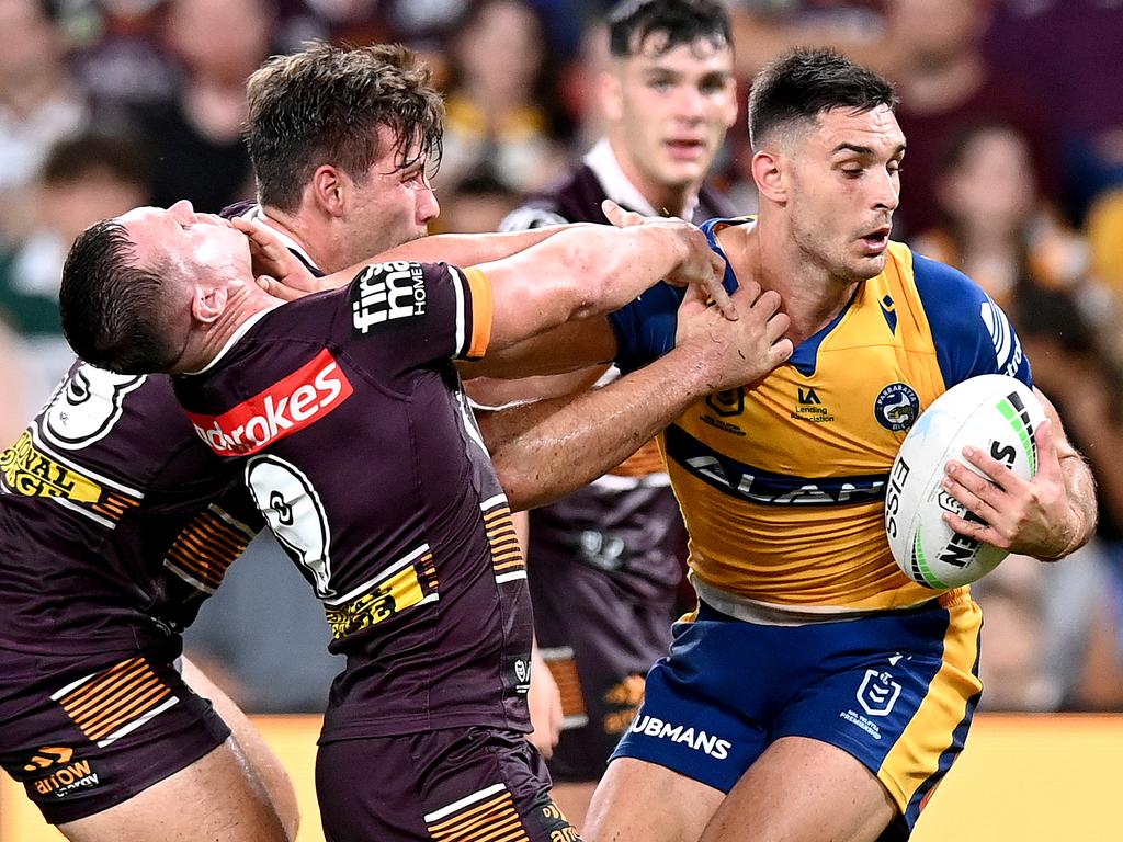 The Eels need a big game from Ryan Matterson against Melbourne on Thursday night. Picture: Bradley Kanaris/Getty Images