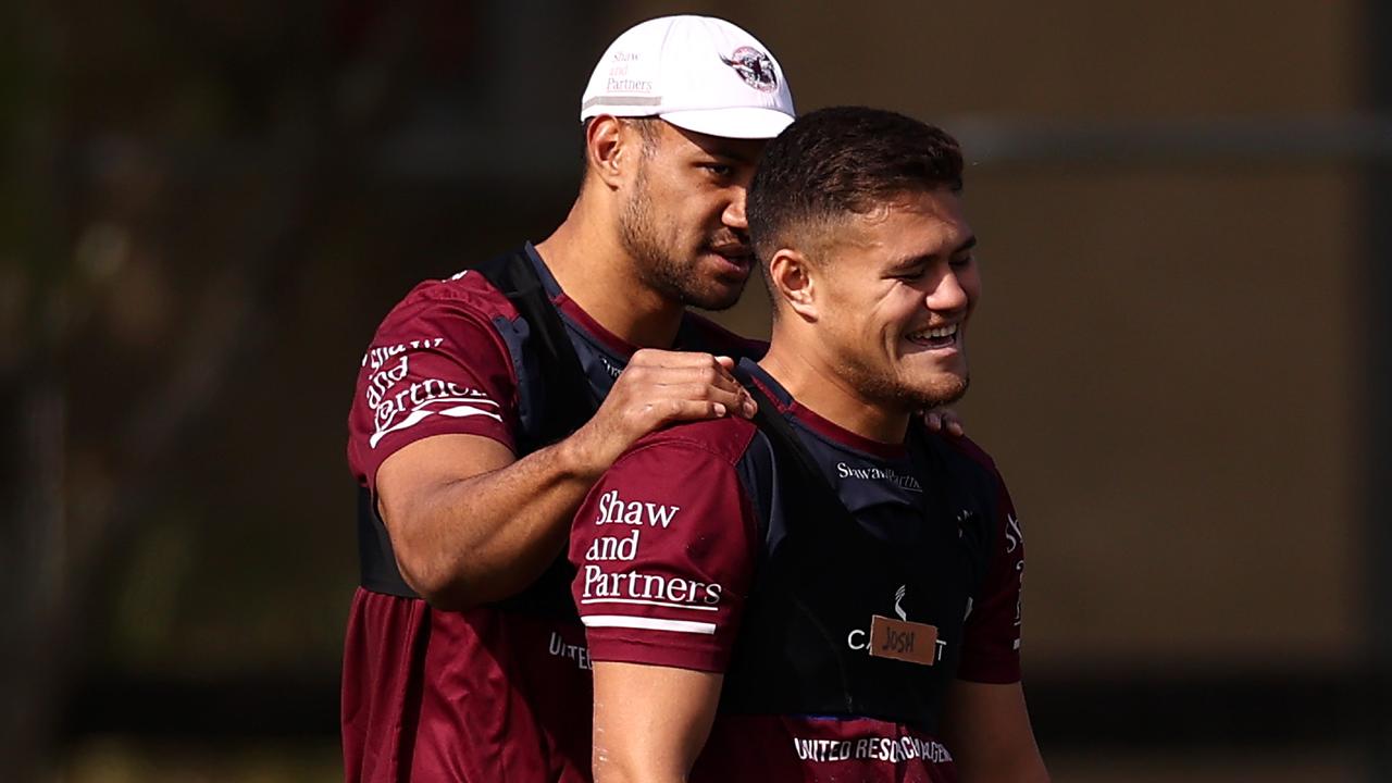 Josh Schuster wants a clear path to the Manly No.6 jersey.