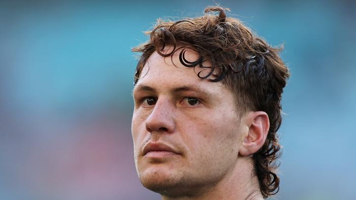 Kalyn Ponga looks on after Newcastle’s finals exit