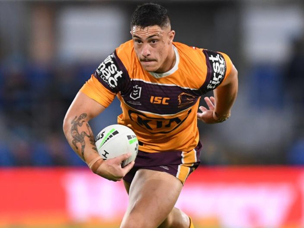 There is plenty of interest from other clubs for Brisbane’s Kotoni Staggs. Picture: Scott Davis/NRL Photos