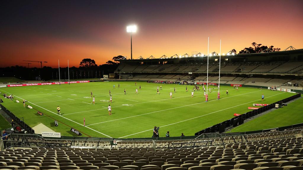 The NRL continued to sell the suburban grounds proposal to the government.