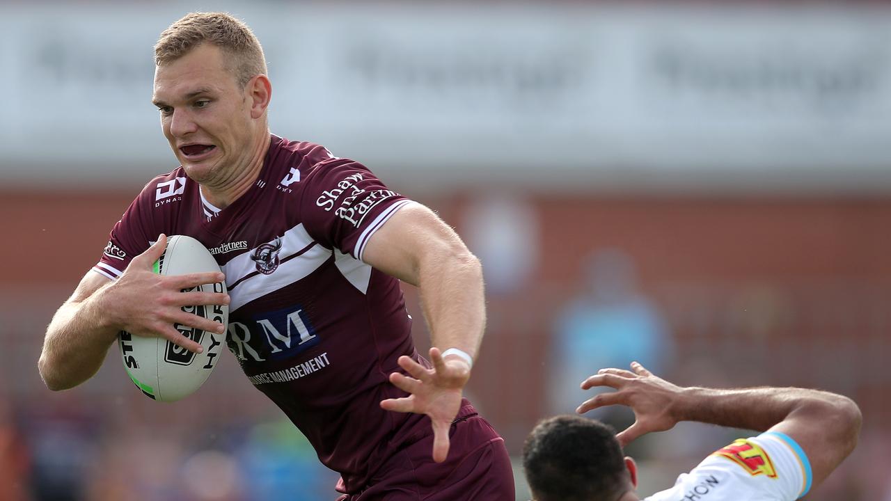 Manly need Tom Trbojevic to get through the season. (Photo by Matt King/Getty Images)