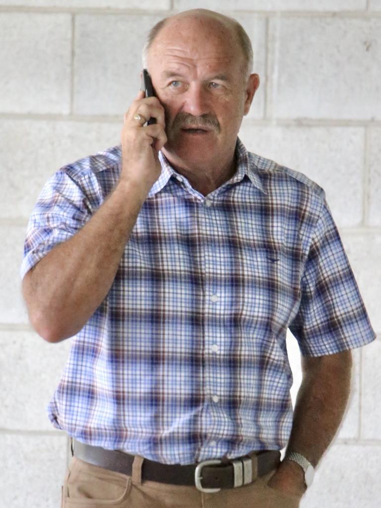 Wally Lewis at Broncos training yesterday. Picture: Backgrid