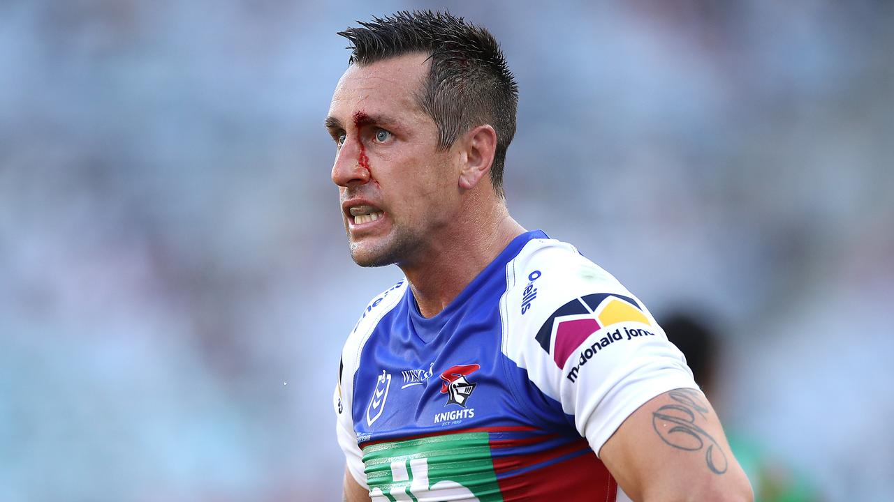 Mitchell Pearce said the couple were “sorting things out”. Picture: Getty Images