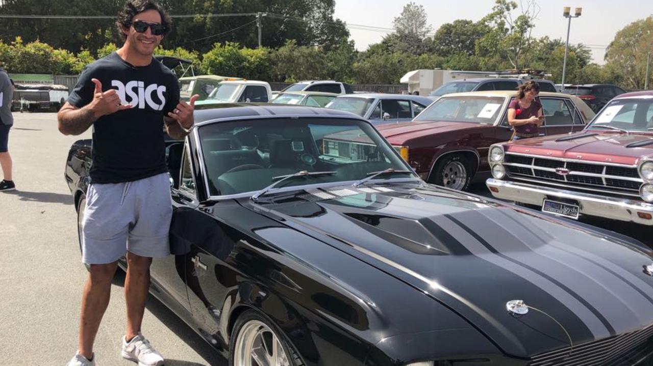 Thurston with his 1967 Ford Mustang Shelby GT 500 Super Snake, one of only 50 in the world.