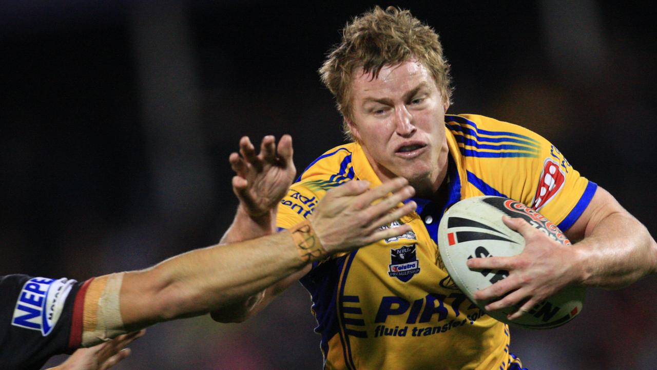 Brett Finch in his playing days for the Parramatta Eels.