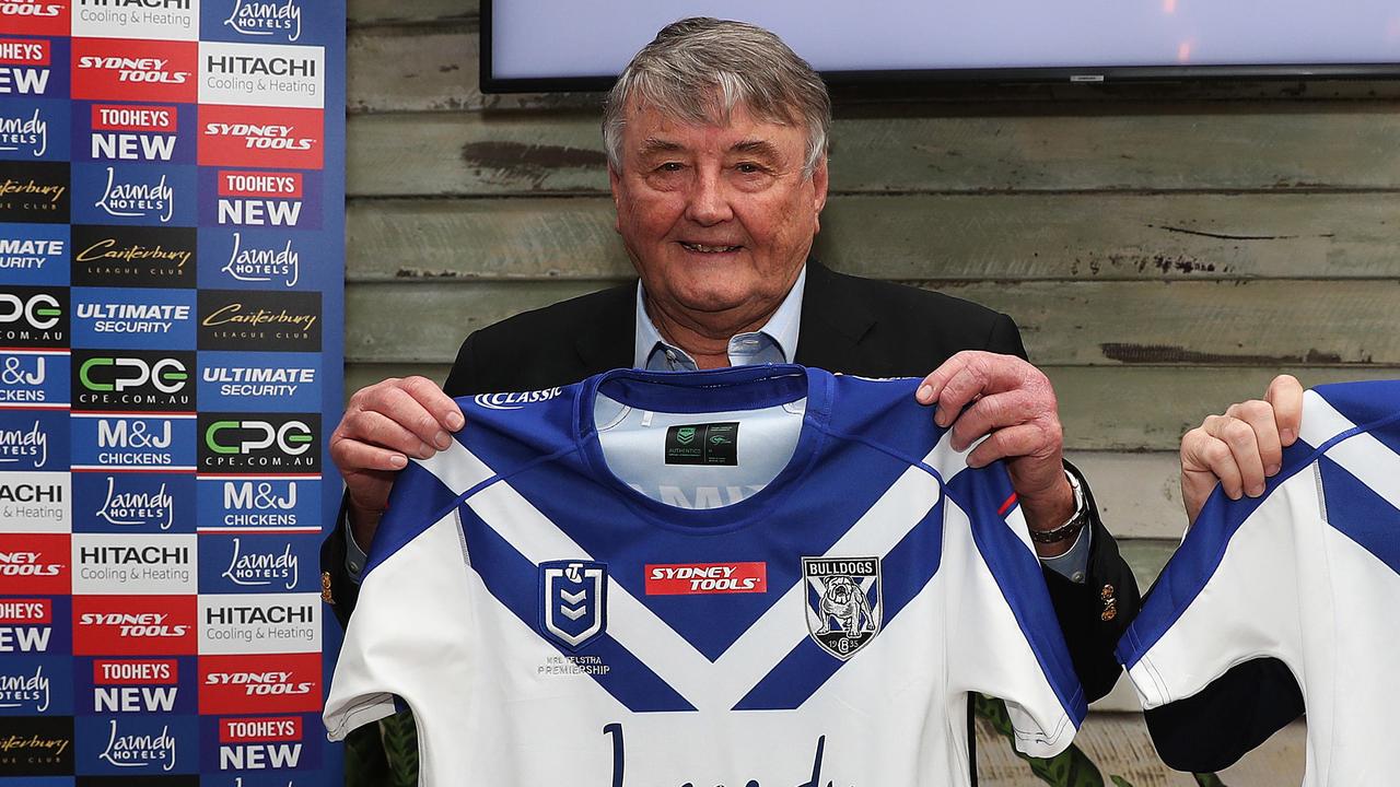 Canterbury Bulldogs sponsor Arthur Laundy says he’s entitled to an explanation after Trent Barrett stood down as coach. Picture: Brett Costello
