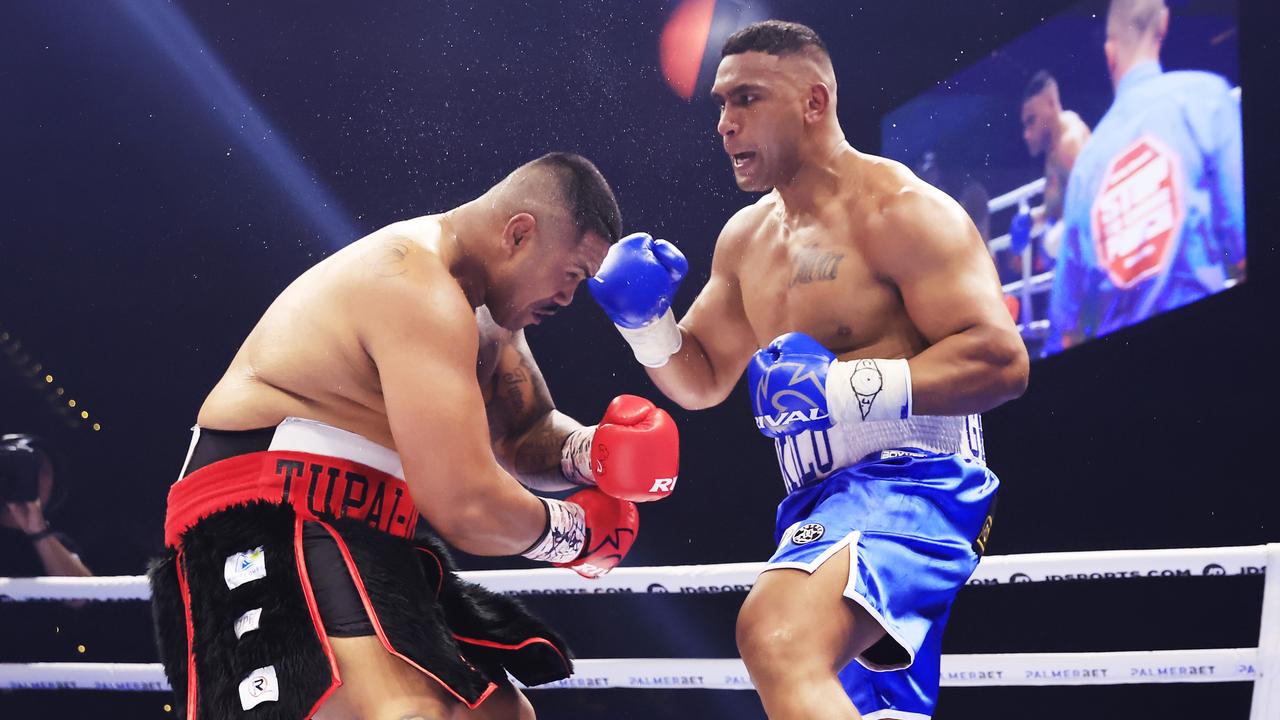 Tevita Pangai Junior quit his NRL career to pursue boxing. (Photo by Mark Evans/Getty Images)
