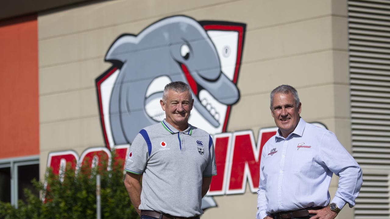 Lodge says Warriors owner Mark Robinson (left) has given his heart, soul and hard-earned money to keep the Kiwi club alive.