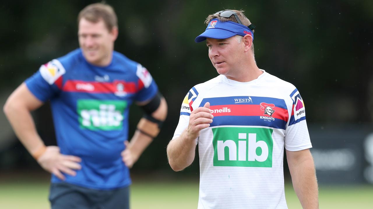 Wild allegations are flying around about Knights coach Adam O'Brien. Picture: Tony Feder/Getty Images