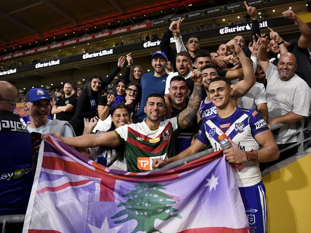 Kiraz after his debut against the Broncos in Brisbane. Picture: NRL Imagery