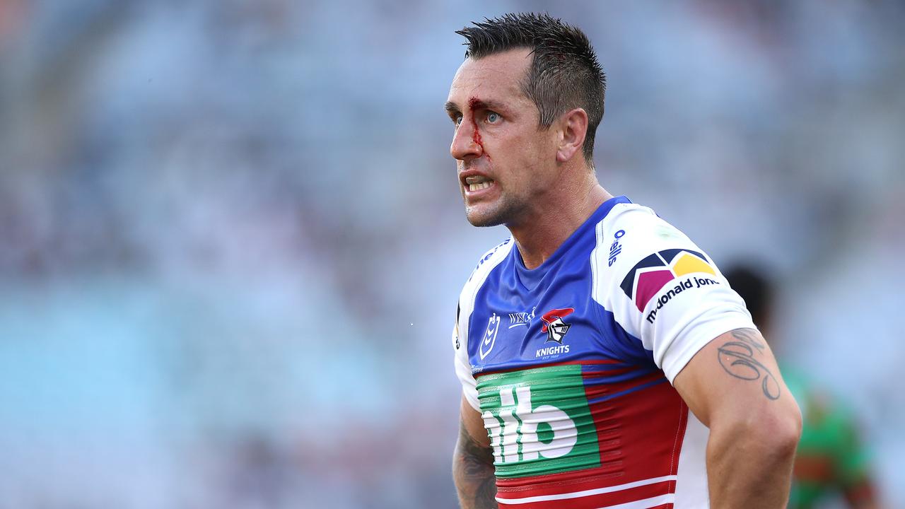 Mitchell Pearce could lose the captaincy over the text messages. Picture: Mark Kolbe/Getty Images
