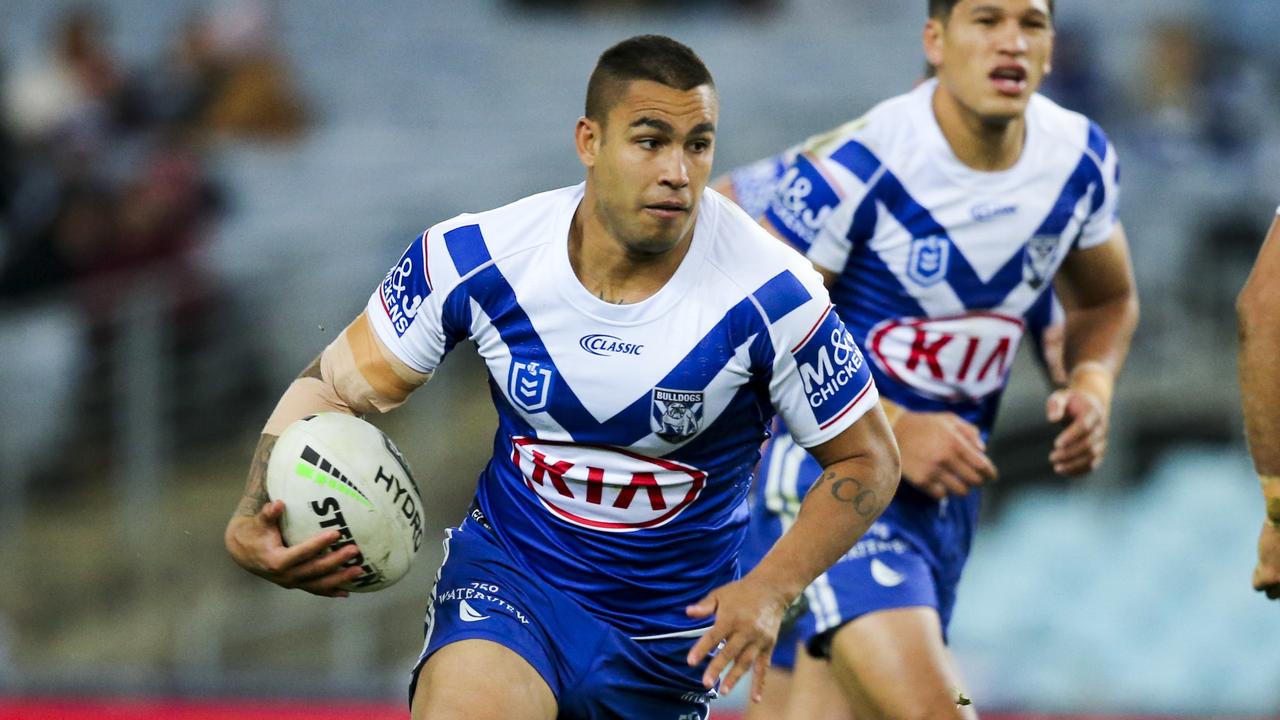 Michael Lichaa during the Round 21 NRL match between the Canterbury Bulldogs and the Wests Tigers at ANZ Stadium on August 10, 2019. (AAP Image/David Neilson)