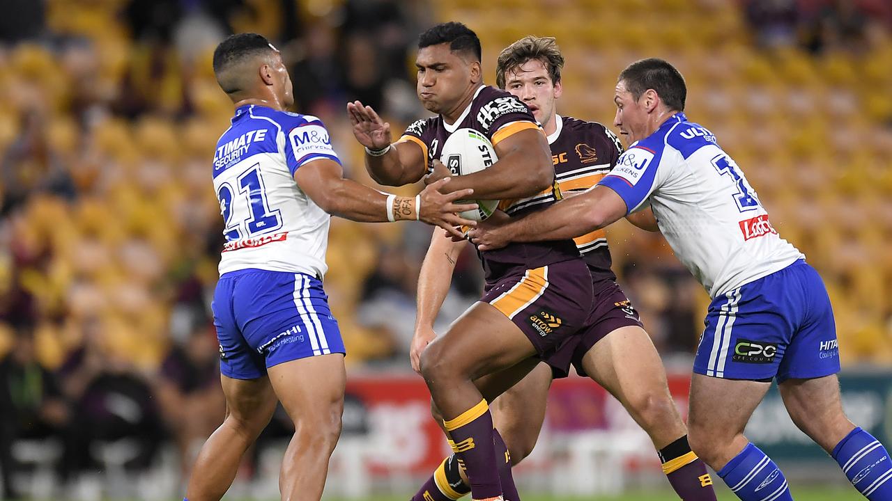 Willie Mason believes Tevita Pangai Jr can become one of the game’s best players under Trent Barrett next season. Picture: Albert Perez/Getty Images