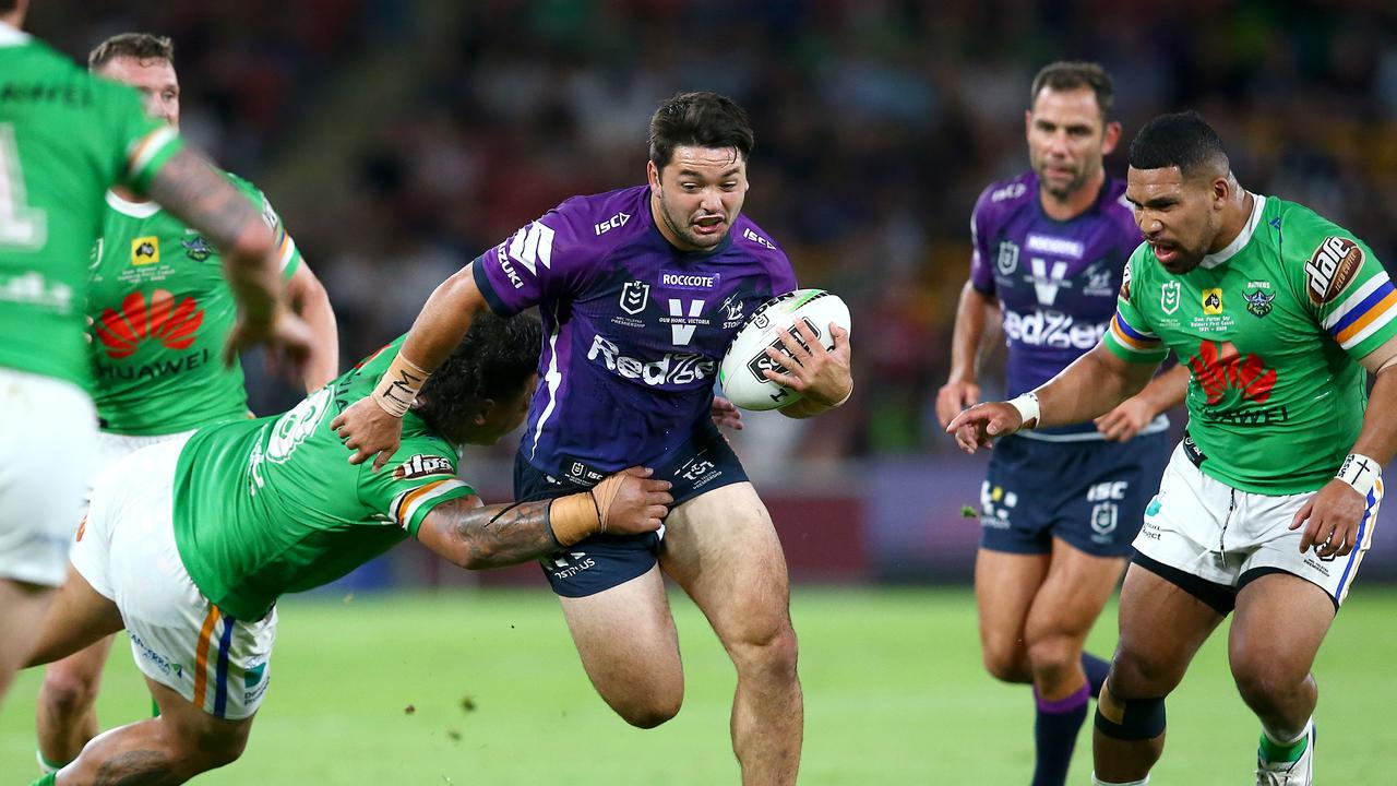 Melbourne’s Brandon Smith is one of the NRL’s best hookers. (Photo by Jono Searle/Getty Images)