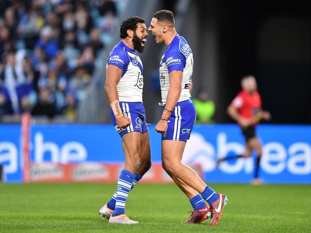 The youngster has played a big role in the Bulldogs’ mid-season turnaround. Picture: NRL Imagery