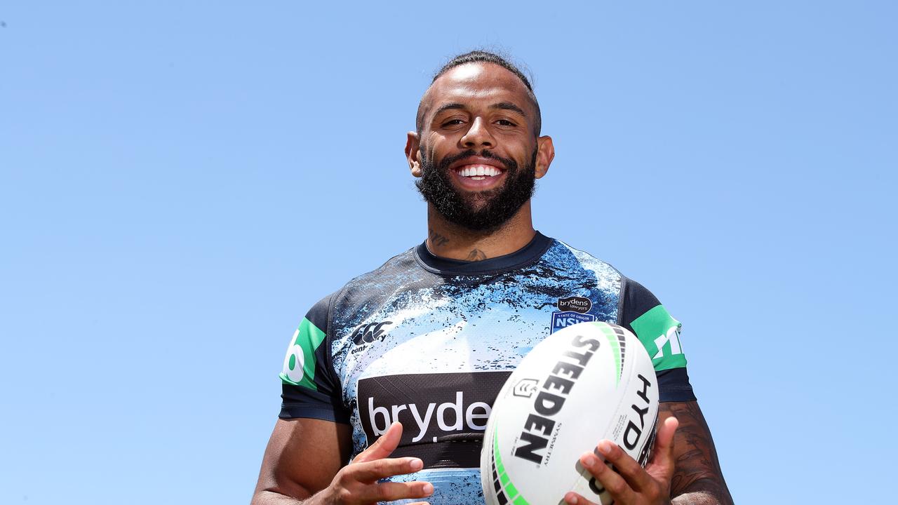 Josh Addo-Carr has agreed to join the Bulldogs from 2022 on a lucrative four year deal. Picture: David Swift