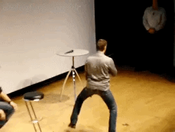 Jensen exaggerating his bow legged walk. | Jensen ackles, Supernatural funny,  Supernatural fandom