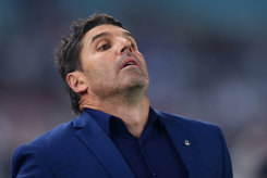 Embattled Bulldogs coach Trent Barrett.