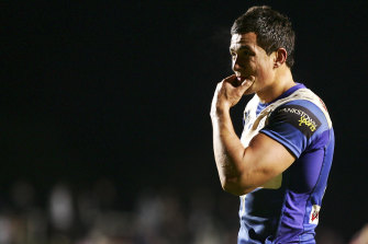 Sonny Bill Williams left the Bulldogs in 2008.