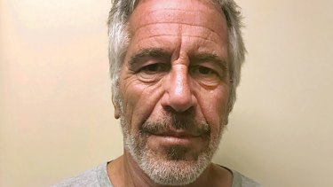 A photo of Jeffrey Epstein, who died in jail in 2019, provided by the New York State Sex Offender Registry.