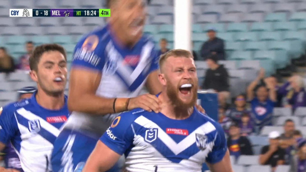 Thompson gets his first NRL try