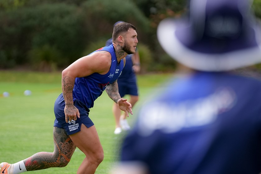 Bronson Xerri is  grateful to be back in training with his new Bulldogs team-mates